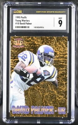 1995 Pacific Young Warriors #10 David Palmer CSG Graded 9 Mint