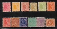 Western Australia #76 - #88 Very Fine Mint Full Original Gum Lightly Hinged