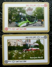JOKERS 2 Bus' in Krakowie Poland - Modern Vintage Swap Playing Cards 1875-2015