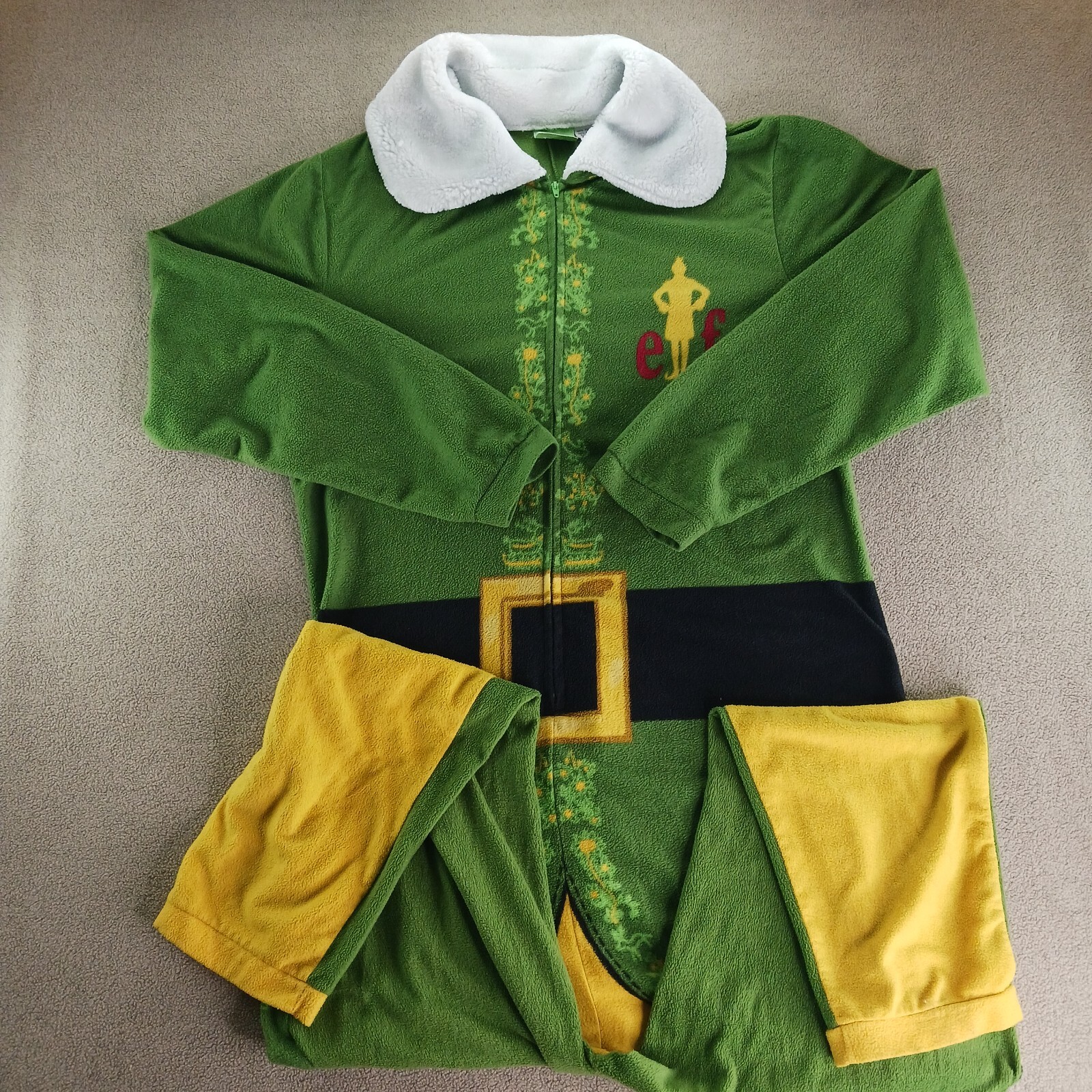 Elf Movie Union Suit Pajamas Costume Christmas (Witho… Gem