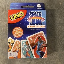 Space Jam A Legacy Uno Card Game Mattel Ages 7 For 2 10 Players For Sale Online Ebay