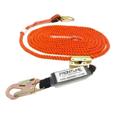 Frontline Premium Vertical Lifeline with Openable Rope Grab & Shock Pack