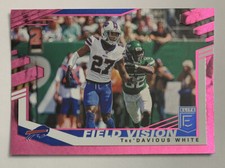 2020 Panini Donruss Elite Football Field Vision Tre'Davious White Bills Pink #9!