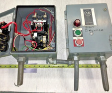 Allen Bradley Single Phase Magnetic Motor Control, Cat 509-AJX-1-4R, 509-A0XD