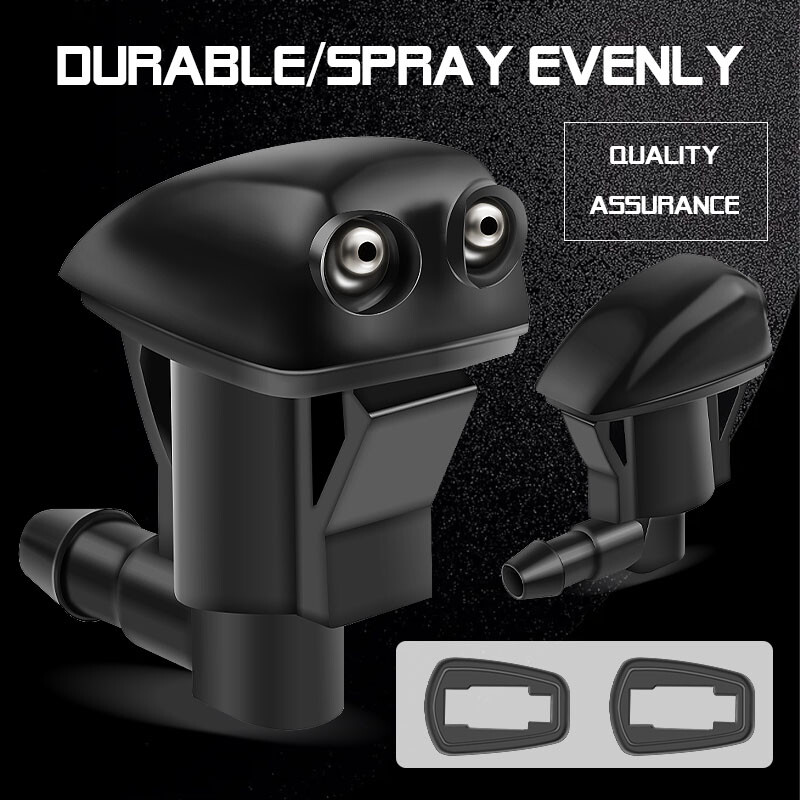 2 Universal Dual Holes Windshield Washer Nozzle Wiper Water Spray