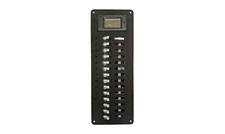 15A AC Power Distribution Panel With Digital Multi Meter Volt/Amp/Watt-USA made