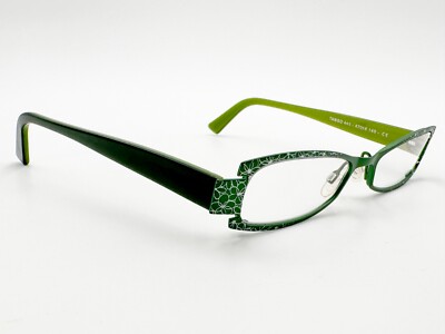 Jean Lafont Tango Eyeglasses FRAMES 441 Green 47[]16-140 Texture G992