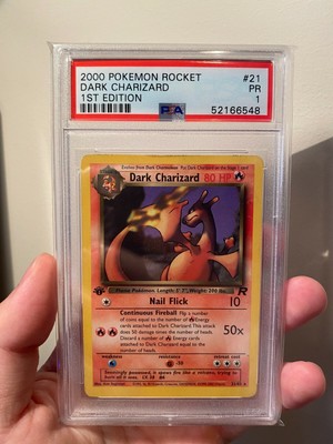 Dark Charizard 1st Edition Team Rocket PSA 1 Pokemon Card Rare | eBay