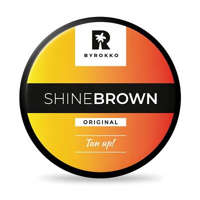 BYROKKO Shine Brown Premium Tanning Accelerator Cream 6.4 Fl Oz
