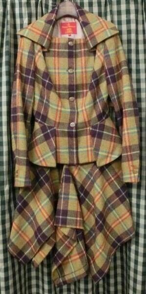 Vivienne Westwood Red Label check Set Up Size 42 USED Vivienne Westwood Red Label check Set Up Size 42 USED