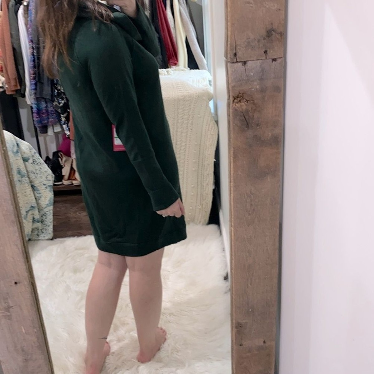 Vince Camuto green knit sweater dress new with tags size large | eBay