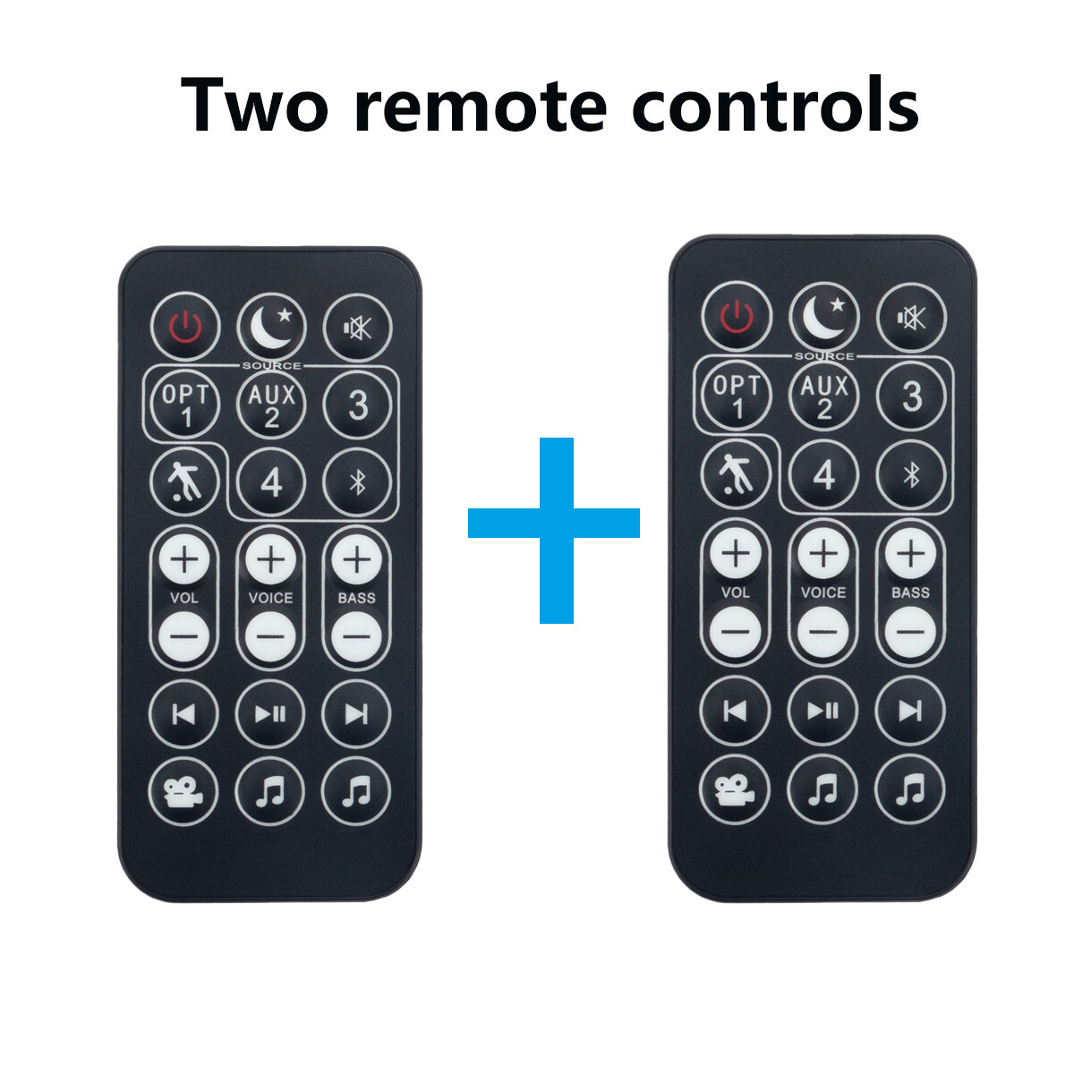 【Pack of 2】Remote Control For Polk Magnifi ONE Omni SB1 Plus Audio Soundbar