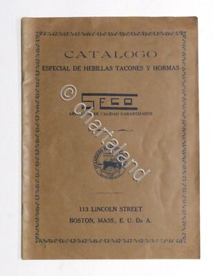 Catalogo illustrato SECO - Heblillas Tacones - Calzature fibbie tacchi - 1923