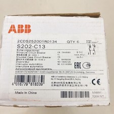 1PC NEW ABB Micro circuit breaker S202-C13 Expefited Shipping