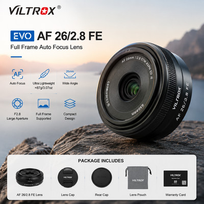 VILTROX AF 26mm F2 8 EVO ASPH 7 Elements Ultra Compact Design