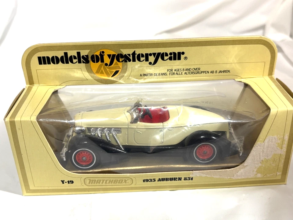 1978 MATCHBOX MODELS of YESTERYEAR Y-19 1933 Auburn 852 Die Cast Car NOS - Image 2 of 4