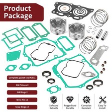 Kit de reconstrucción de anillo de pistón de sello de junta STD para carro de golf EZGO Robin 350cc 1996-08