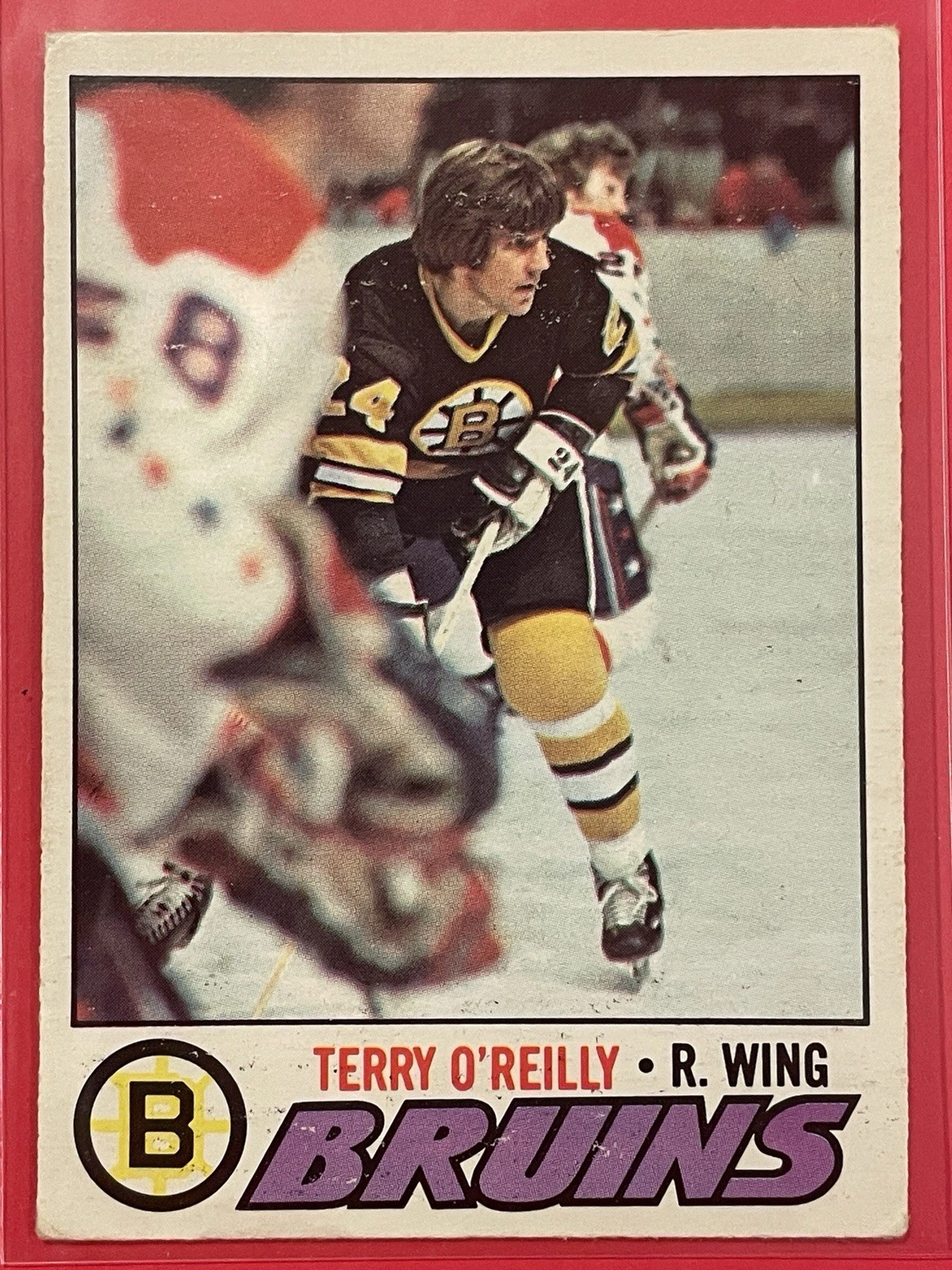 1977-78 O-Pee-Chee Terry O'Reilly #220 Vintage Hockey Boston Bruins