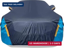Car Cover Waterproof All Weather for Automobiles, 6 Layers Outdoor Full Exterior