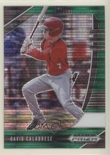 2020 Panini Prizm Draft Picks Green Pulsar Prizm David Calabrese #PDP82 2xd