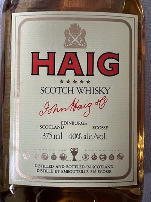 375 ml John Haig Whisky  Scotch Whiskey  Sammlung selten Konvolut alte Abfüllung