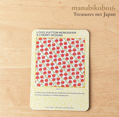 Louis Vuitton Takashi Murakami Trading card Cherry designs Monogram White Japan