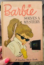 BARBIE Solves a Mystery Vintage 1963 Random House Mattel Doll Hardcover Book