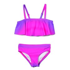 Kanu Surf Girl's 4T Karlie Flounce Beach Sport Two Piece Bikini Swimsuit D11-3