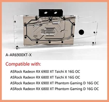 GPU Water Block For ASRock AMD Radeon RX 6800/6900 XT Taichi X/Phantom Gaming D