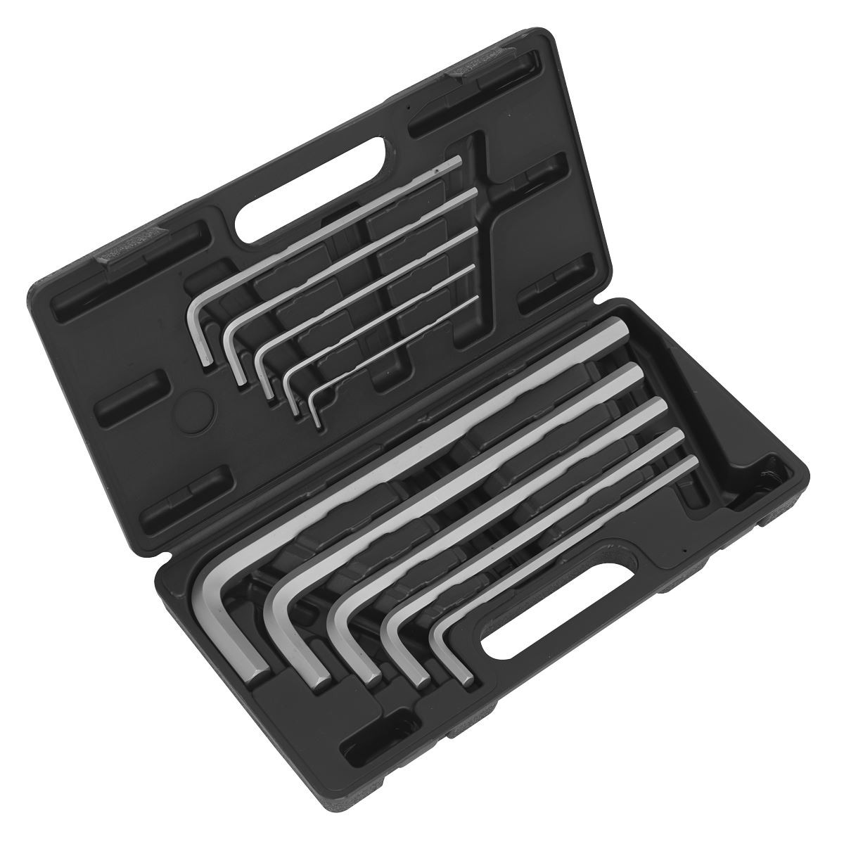 Sealey AK6143 Jumbo Hex Key Set 10pc Extra-Long Metric - Image 2