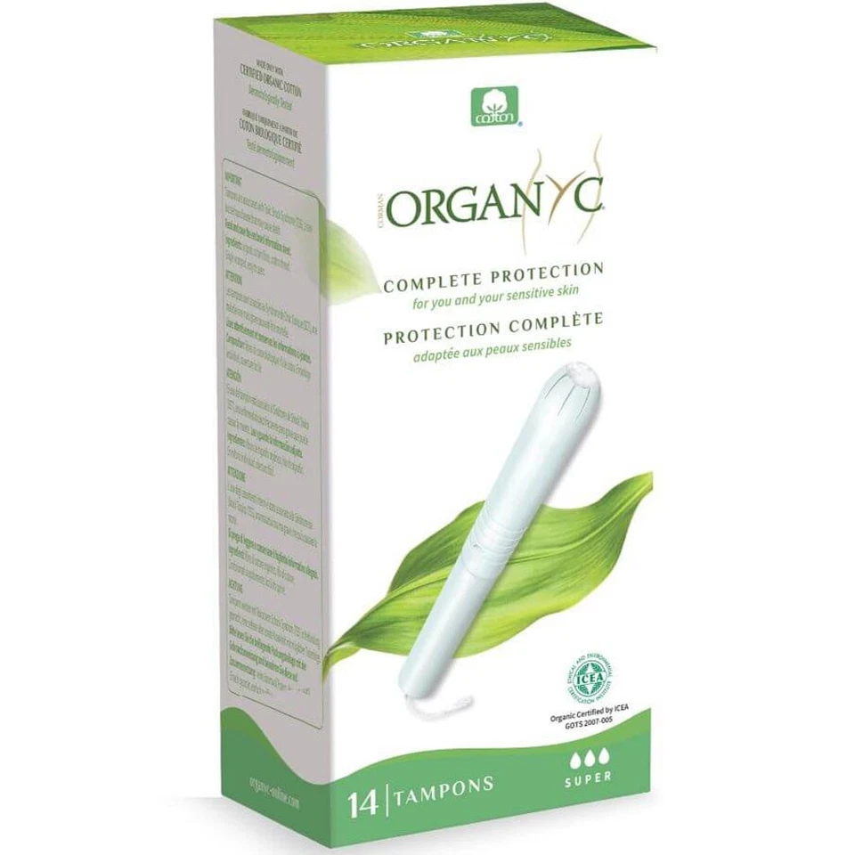 Organyc Tampons Super 14 Stück mit Applikator 1 Stk.