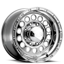 Polished Raceline Wheels 887 Rockcrusher 17x9 Rims 4pcs D4