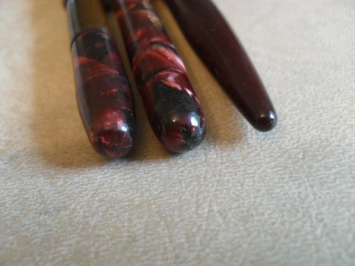 Lot of 3 Vintage Fountain Pens With 14K Gold Nibs - Eversharp - Moore - Traveler image 10