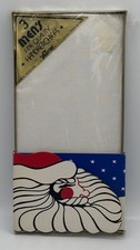 Men's Fine Quality Hankerchiefs White by Fabrini 100 Cotton NEW in Box Vintage