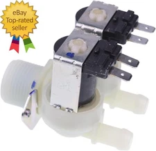 2 Way Water Valve 220V 50 60Hz Compatible with Wascomat Huebsch