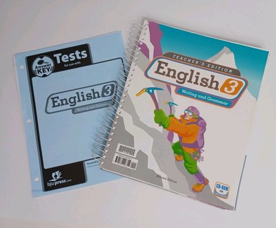 BJU English 3, Teacher's Edition with CD (2nd edition) plus Test Key (2nd Ed.)