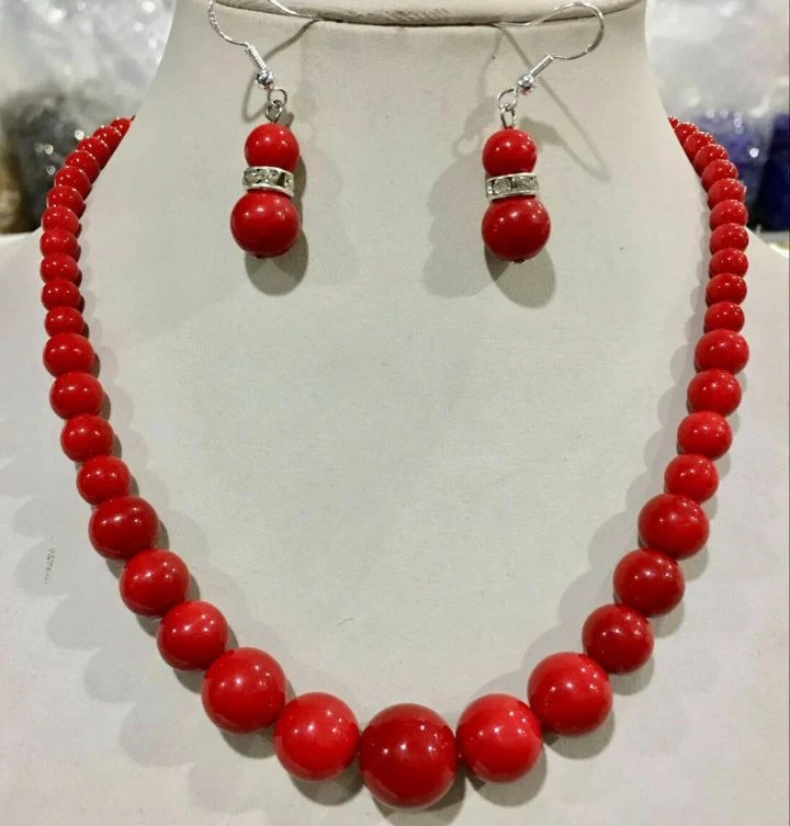Collana di Perle con Corallo Rosso Vendita Online