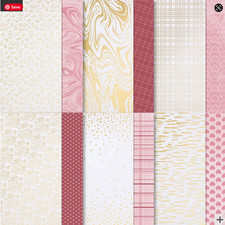 Stampin Up 12x12 Most Adored Designer Series Paper - Valentine, Wedding