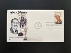 GandG Stamps US FDC #1355 Disney Creator Of Happiness Color Gold Purple Cachet — photo 1