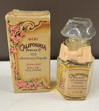 Vintage Avon California Perfume 1978 Anniversary Keepsake 1.5 Oz Somewhere