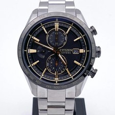 Used CITIZEN Attesa AT8184 57E Men's Watch Wristwatch A Rank