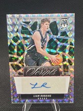 Panini Mosaic 2024-25 Liam Robbins Scripts Prizm Auto #MS-LRM Bucks