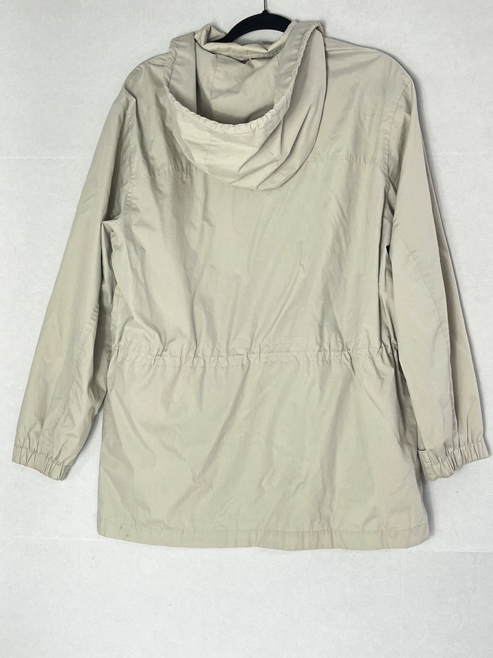 Chaqueta Parka PACIFIC TRAIL Mujer’s M Beige Desmontable Capucha Cordón Cintura Foto 4 de 4