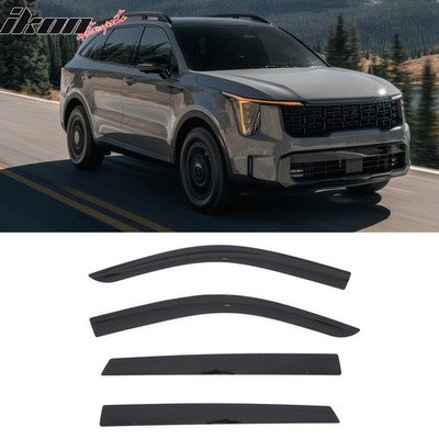 Fits 21-25 Kia Sorento Low Profile Style Tape on Window Visors Vent Deflector