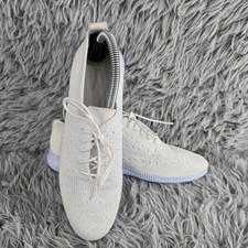 Cole Haan W24377 Zero Grand Womens 8B White Lace Up Wingtip Oxford Sneaker