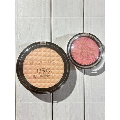 Revolution Pro Illuminate and Vivid Baked Highlighter Duo Set