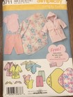 Simplicity Pattern Babies' Layette Pattern 3711 Size A XXS XS S M L — photo 2