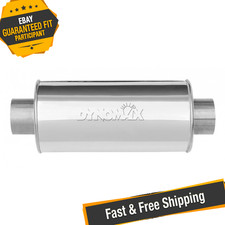 Dynomax 17296 Ultra Flo Polished Stainless Steel Universal Exhaust Muffler
