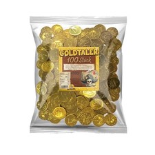 Tise Goldtaler aus kakaohaltiger Fettglasur 1...