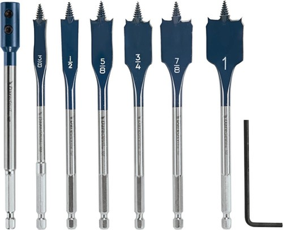 #ad #ad Bosch Genuine 6 pc. Daredevil Standard Spade Bit Set with Extension DSB5005 $18.49